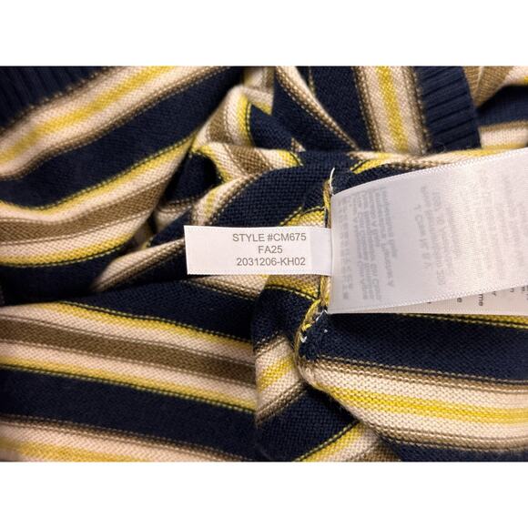 J Crew Carolyn Sweater Tee XL Womens Merino Wool Striped - Picture 9 of 9